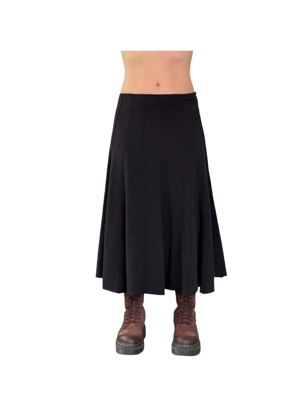 90s TRAD GOTH MINIMALIST SKIRT